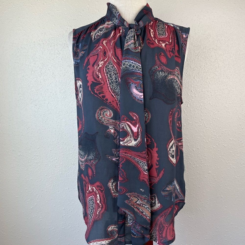 Tilden Sleeveless Button Down Top Size M EUC